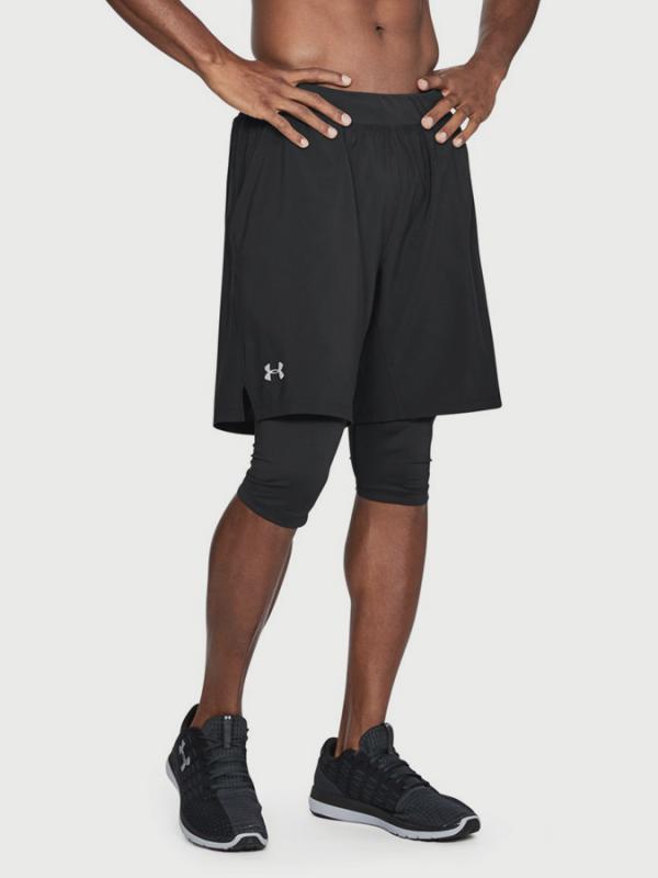 Kraťasy Under Armour Launch Sw Long Short Černá