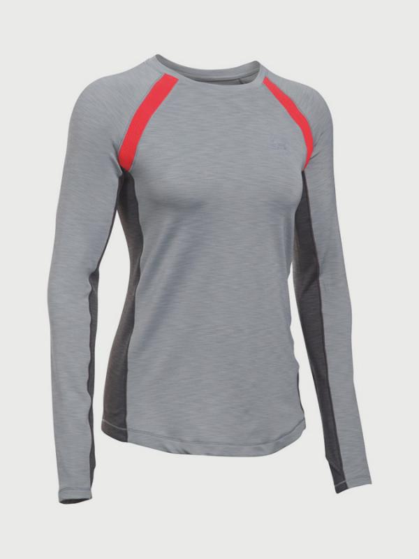 Tričko Under Armour Coldgear Crew Šedá