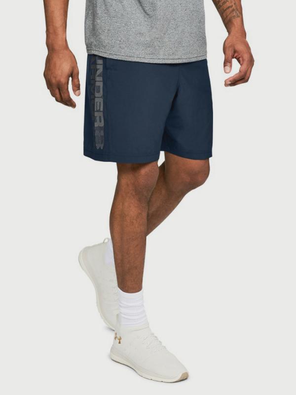 Kraťasy Under Armour Woven Graphic Wordmark Short Modrá