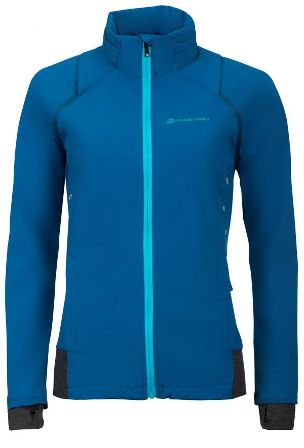 ALPINE PRO CHENGA MODRÁ / TYRKYSOVĚ MODRÁ Dámská Bunda S