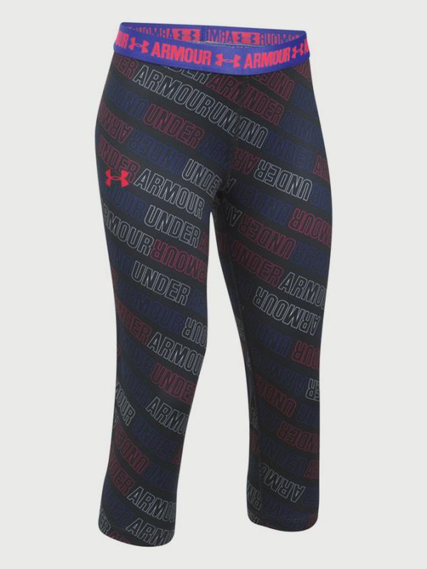 Legíny Under Armour Printed Capri Barevná