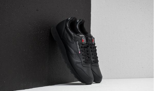 Reebok Classic Leather Archive Black/ Carbon/ Red