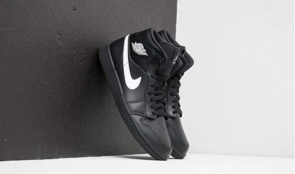Air Jordan 1 Mid Black/ White-Black