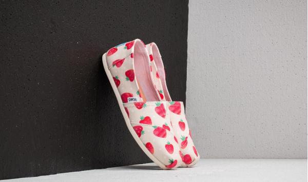 TOMS Wmn Classic Birch Strawberries And Cream
