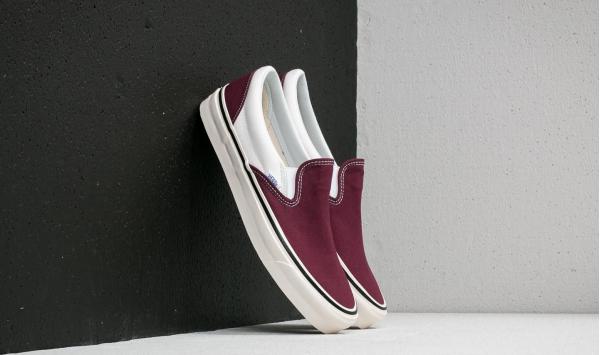 Vans Classic Slip-On 9 (Anaheim Factory) OG Burgundy/ White