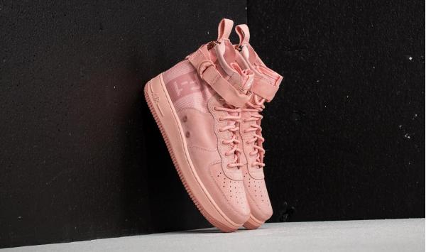 Nike SF Air Force 1 Mid Suede Coral Stardust/ Red Stardust