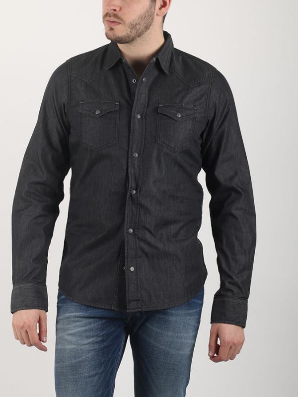 Košile Diesel NEW-SONORA CAMICIA Černá