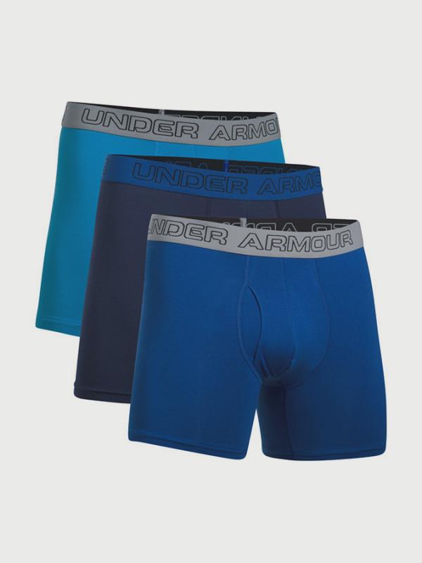 Boxerky Under Armour Charged Cotton 6Inch 3 Pack Barevná