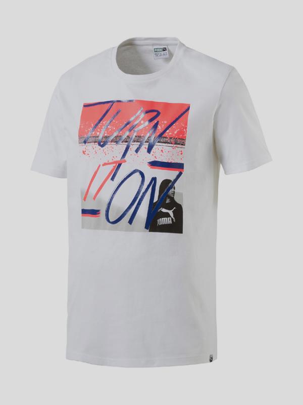 Tričko Puma Brand Photo Tee Bílá