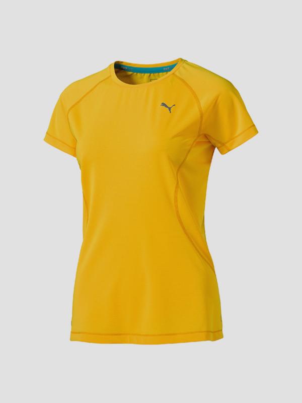 Tričko Puma PWRCOOL Speed S S Tee W ULTRA YELLOW Žlutá