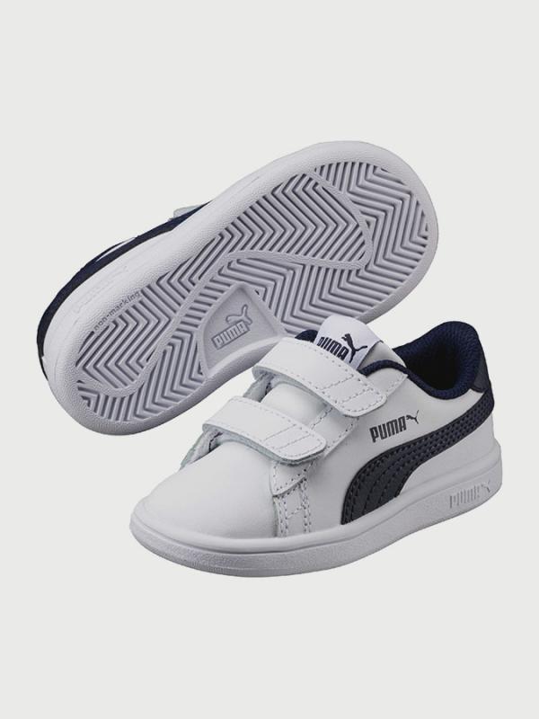 Boty Puma Smash v2 L V PS Bílá