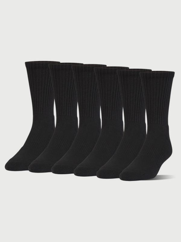 Ponožky Under Armour Charged Cotton Crew Youth Černá
