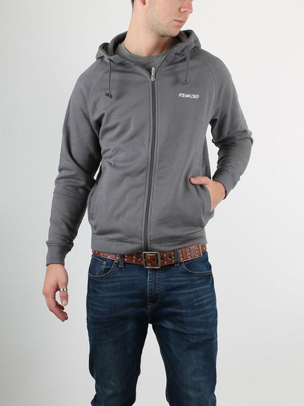 Mikina RBK small logo hooded Šedá