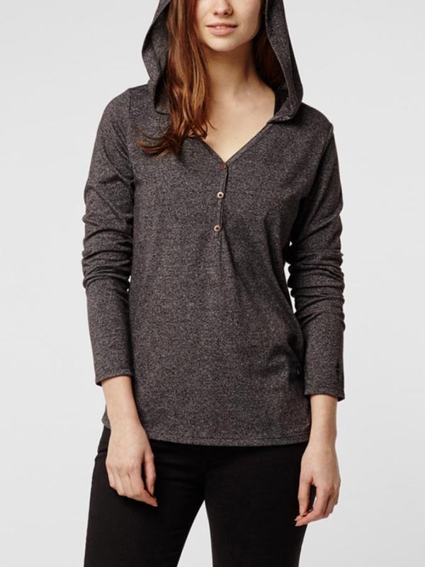 Tričko O´Neill LW MARLY LONG SLEEVE TOP Šedá
