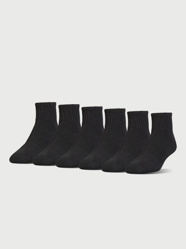 Ponožky Under Armour Charged Cotton 2.0 Quarter Černá