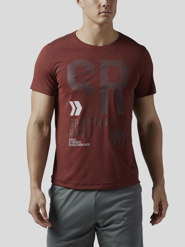 Tričko Reebok SPTN M SS TEE Červená