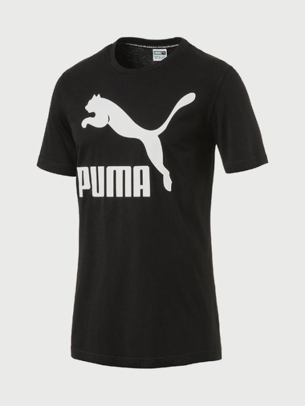 Tričko Puma Archive Logo Tee Print Cotton Černá
