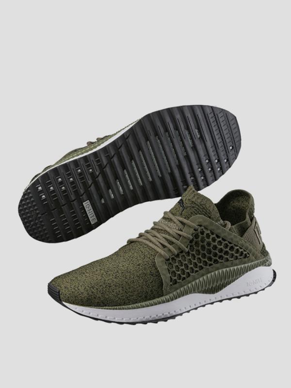 Boty Puma Tsugi Netfit evoKNIT Olive Zelená