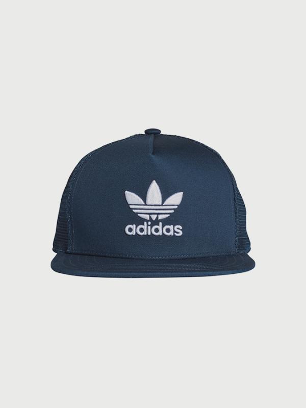 Kšiltovka adidas Originals Trefoil Trucker Modrá
