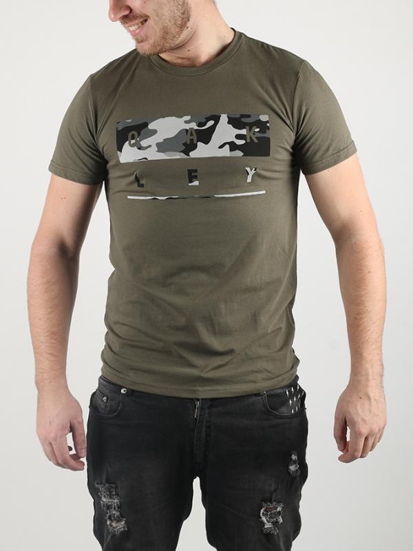 Tričko Oakley 50-Oakley Stack Camo Dark Brush Zelená