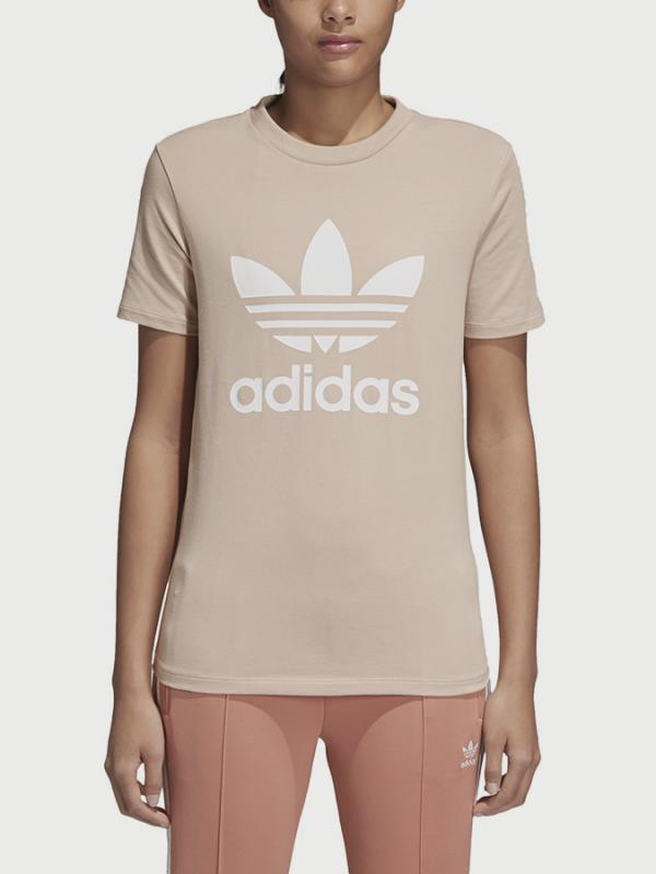 Tričko adidas Originals Trefoil Tee Béžová