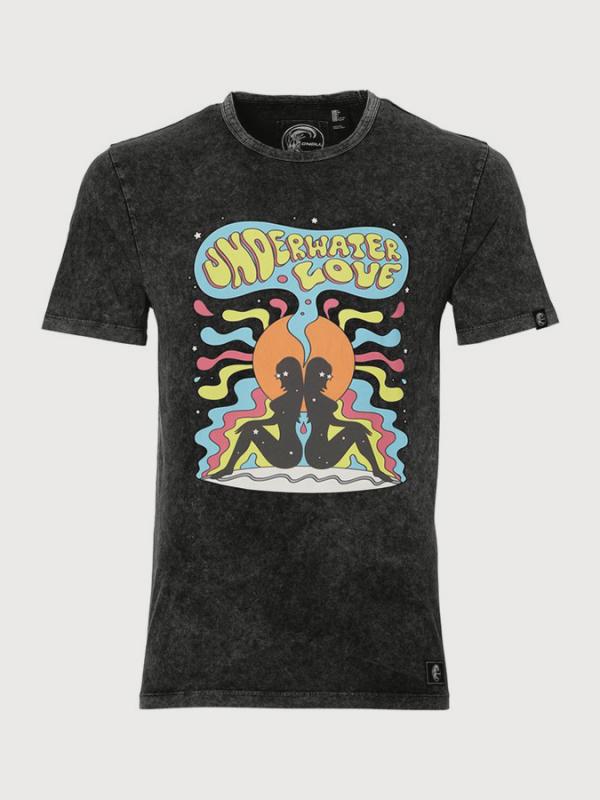 Tričko O´Neill Lm Oliver Hibert T-Shirt Černá