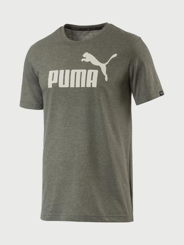 Tričko Puma ESS No.1 Heather Tee Šedá