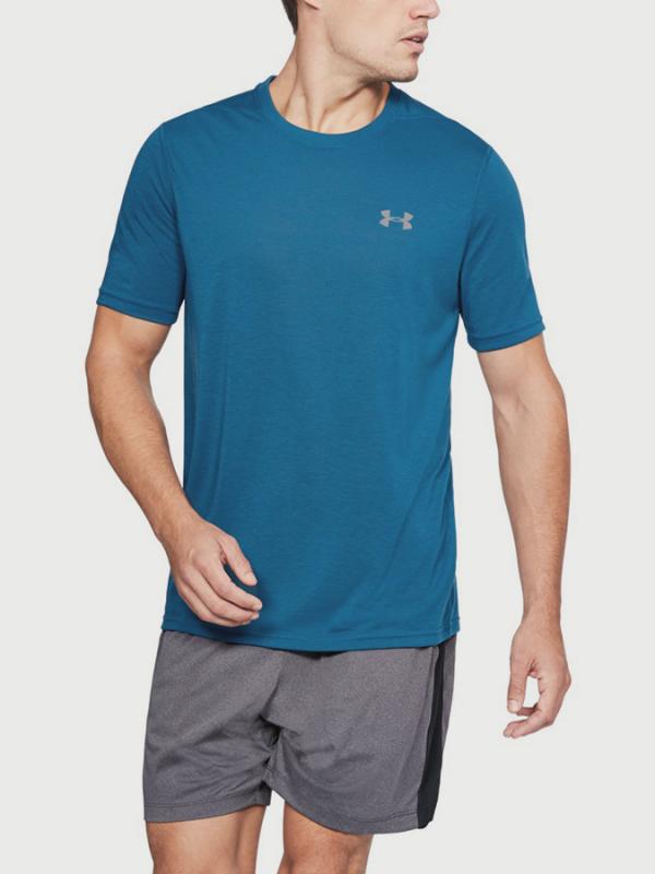 Tričko Under Armour Threadborne Fitted SS Modrá