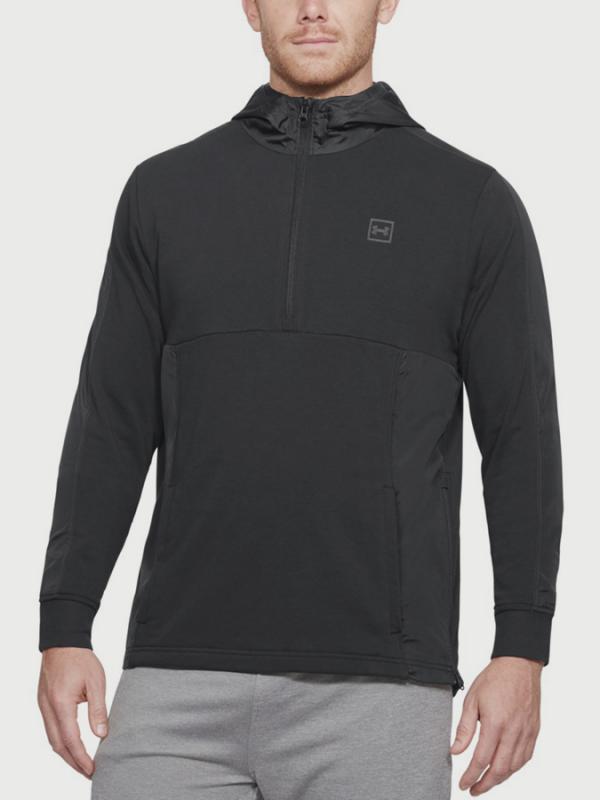 Mikina Under Armour Threadborne Terry Hoody Černá