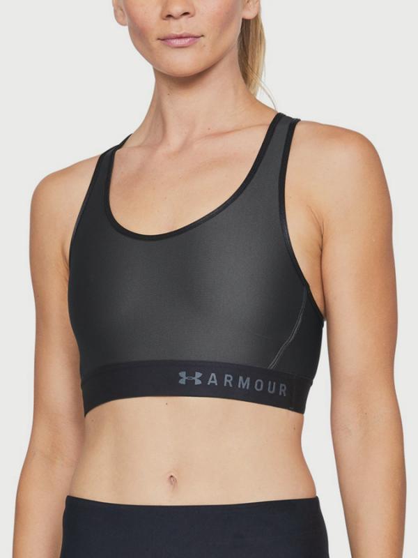 Kompresní podprsenka Under Armour Mid Keyhole Černá