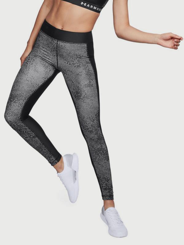 Kompresní legíny Under Armour Heatgear Printed Legging Šedá