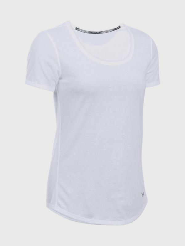 Tričko Under Armour Threadborne Streaker SS Bílá