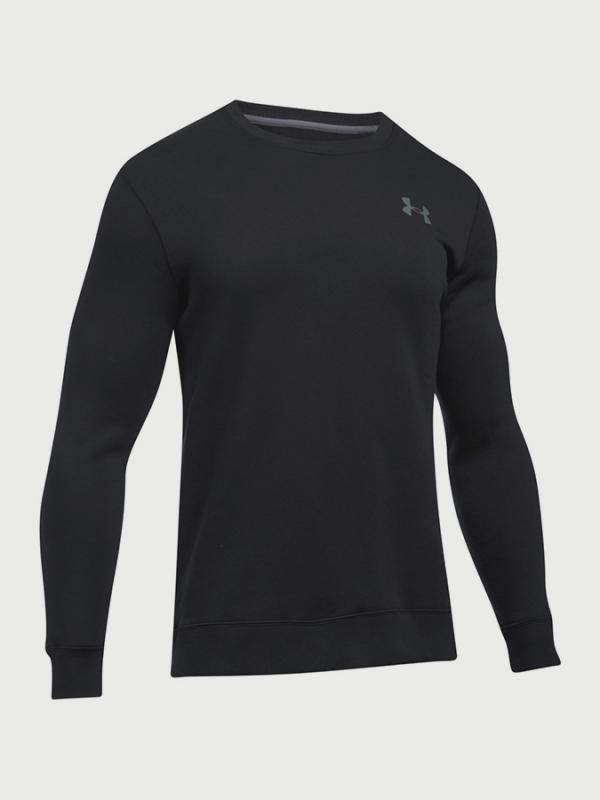 Mikina Under Armour Rival Solid Fitted Crew Černá