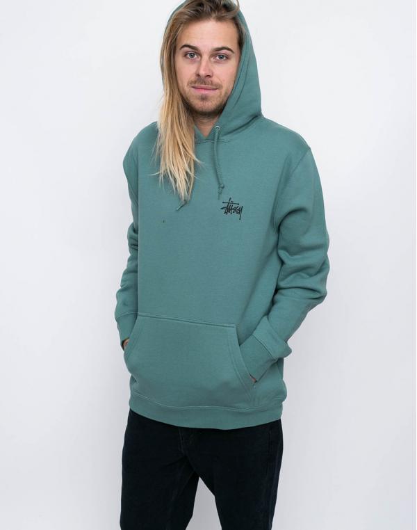 Stussy Basic Hood sage M