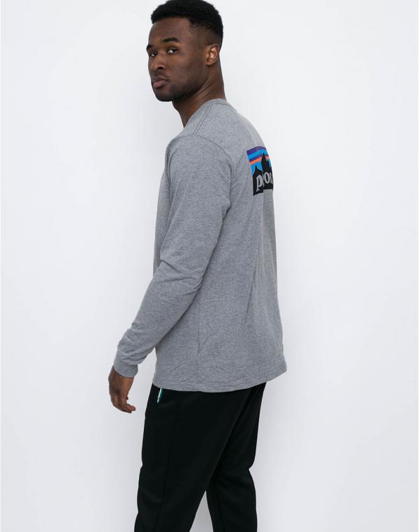 Patagonia P-6 Logo Responsibili-Tee Gravel Heather L