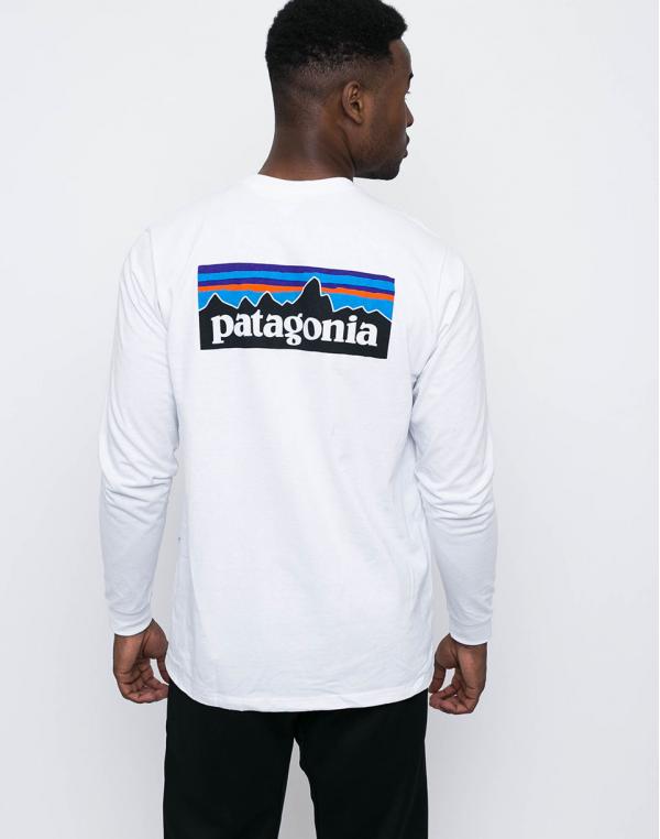 Patagonia P-6 Logo Responsibili-Tee White L