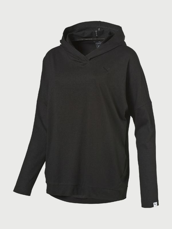 Mikina Puma ESS Hooded Cover Up W Černá