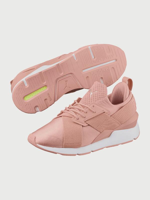 Boty Puma Muse Satin EP Wn s Růžová