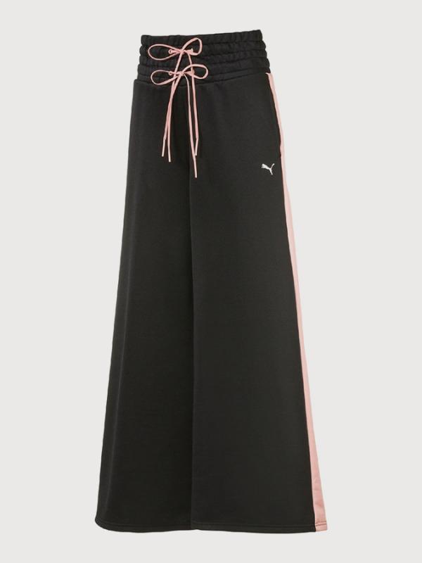 Kalhoty Puma En Pointe Wide Leg Pant Černá