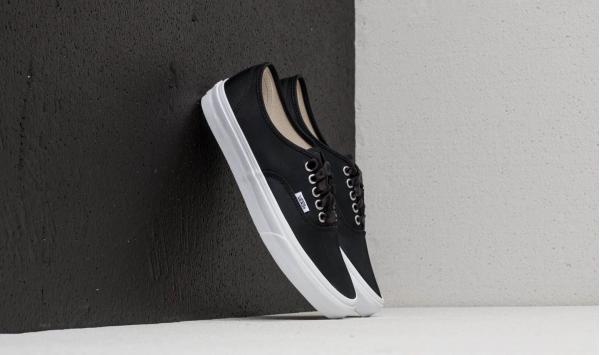 Vans Authentic (Satin Lux) Black/ True White