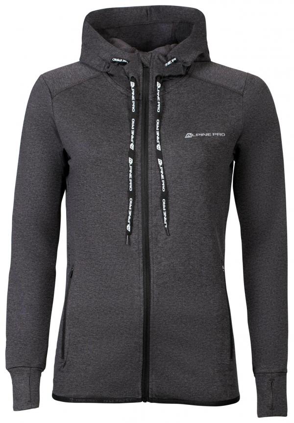 ALPINE PRO CASSA 2 NEUTRÁLNÍ / ZEMITÁ Dámská Mikina XS