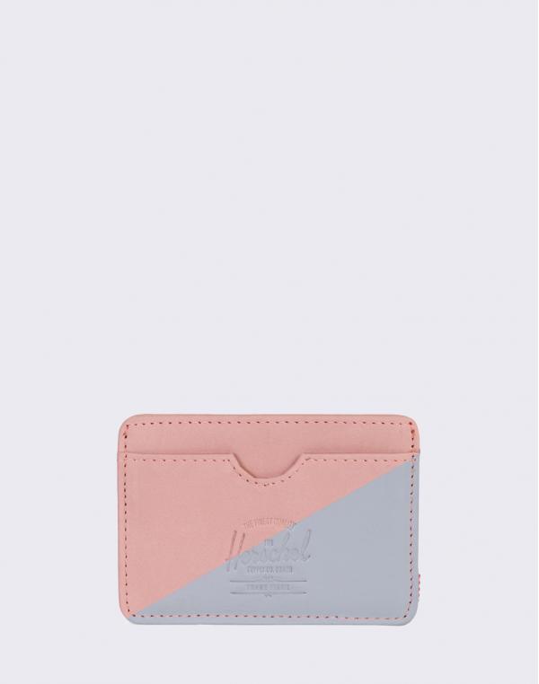 Herschel Supply Charlie Leather RFID Ash Rose/Light Grey