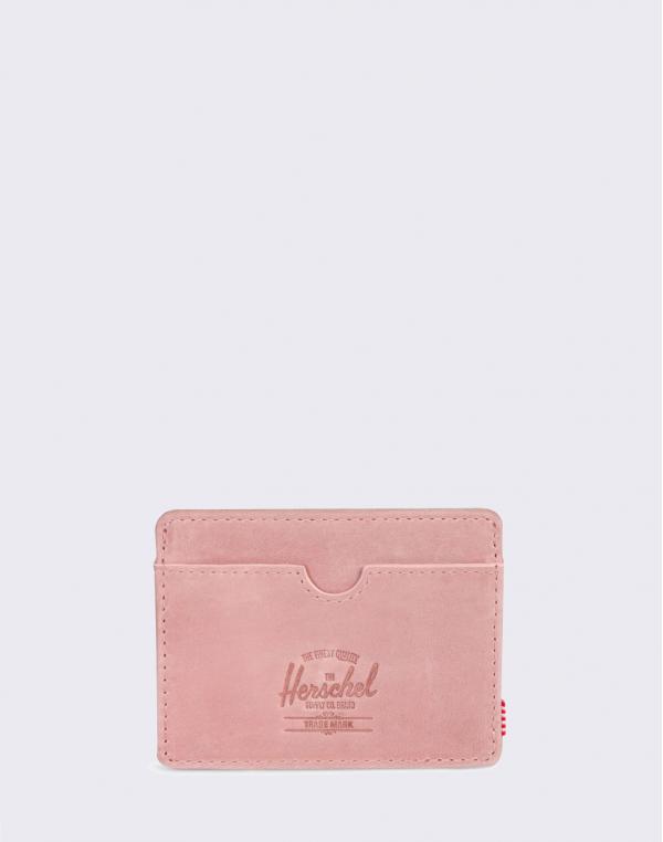 Herschel Supply Charlie Leather RFID Ash Rose