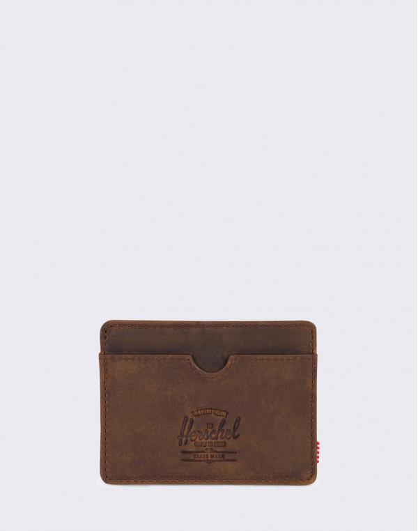 Herschel Supply Charlie Leather RFID BROWN