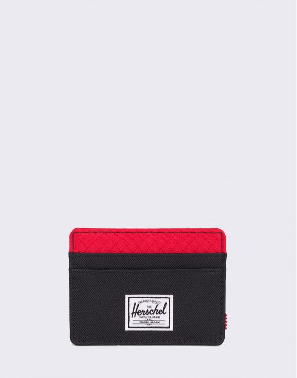Herschel Supply Charlie RFID Black/Scarlet