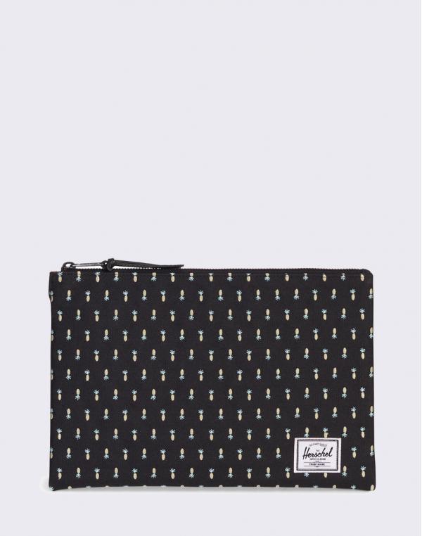 Herschel Supply Network Large Black Pineapple Embroidery