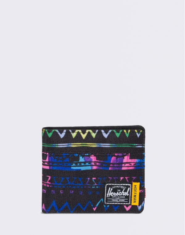 Herschel Supply Roy + Coin RFID Zig Zag Blue/Green