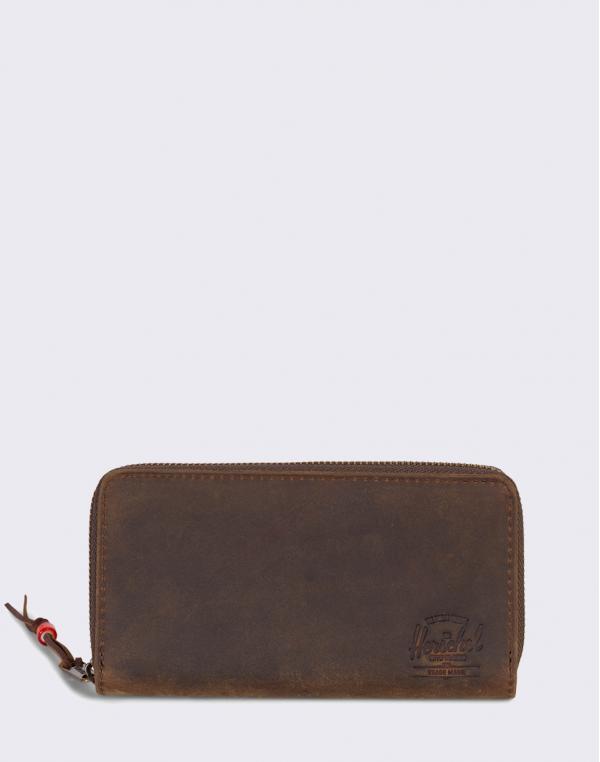 Herschel Supply Thomas Leather RFID Brown