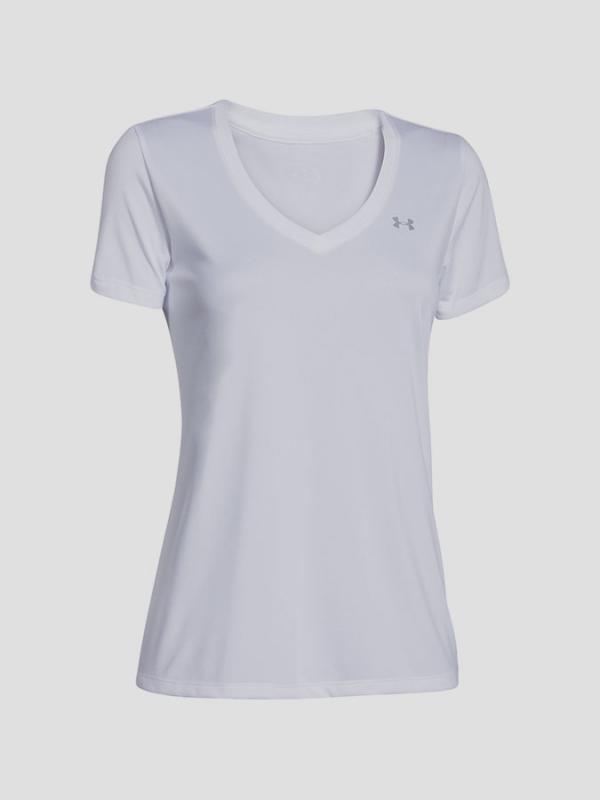 Tričko Under Armour Tech SSV - Solid Bílá