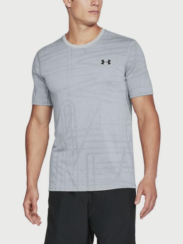 Tričko Under Armour Threadborne Elite SS Šedá